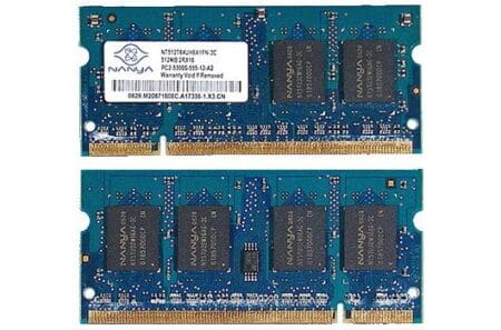 SDRAM, 1GB, DDR2, 667